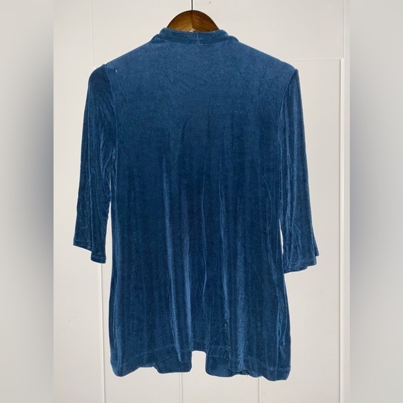 Chico’s Slinky Open Front Cardigan Size S Tall Casual Travel‎ Vacation Summer - Picture 7 of 7